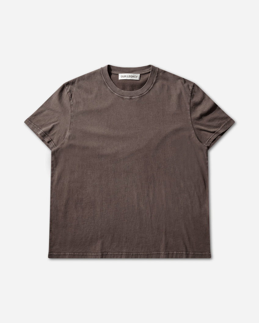 Our Legacy Wmns Classic T-Shirt Worn Brown Legacy Jersey T-Shirts Shortsleeve W2266CT 001